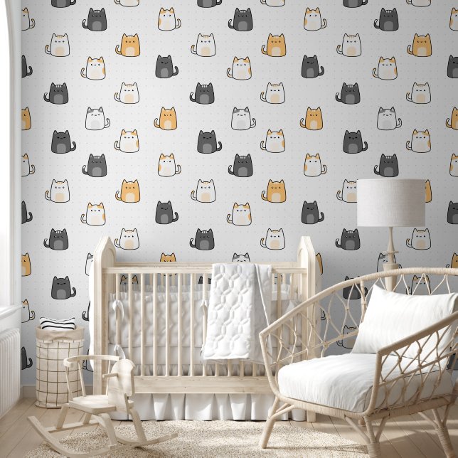 Cute Cat Designs for Your Kid Room Wallpaper (Kids)