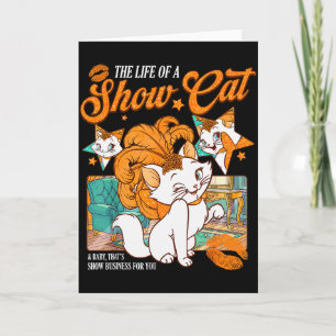 Cute Cat Era Life Of Showcat Cat Lover Country Mus Card