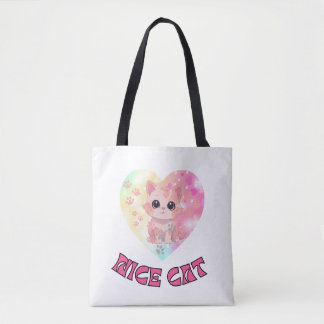 Cute cat eyes  tote bag