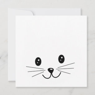 Cute Cat Face.