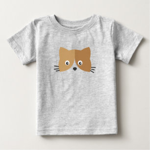 Cute Cat Face Baby T-Shirt