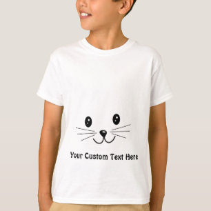 Cute Cat Face. T-Shirt