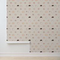 Cute Cat Faces and Characters Pattern