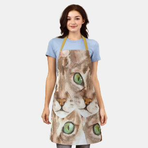 Cute Cat Faces   Cat Mum, Cat Family Apron