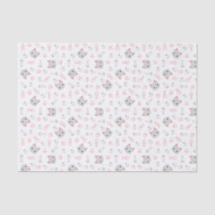 Cute Cat & Fish Bones Tissue Paper