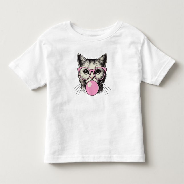 Cute Cat for Women Funny Cat Love Toddler T-Shirt (Front)