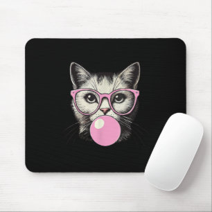 Cute Cat for Women Funny Cat Lovers Mouse Pad