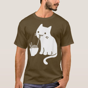 Cute Cat Funny Ramen Lover, Japanese Food Ramen T-Shirt