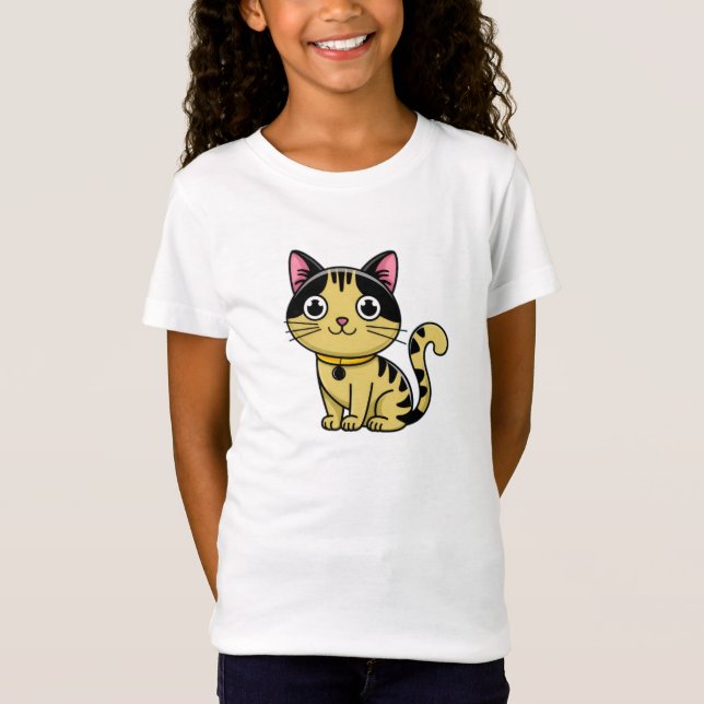 Cute Cat Girls T-Shirt– Adorable and comfy! 🐾😺 T-Shirt (Front)