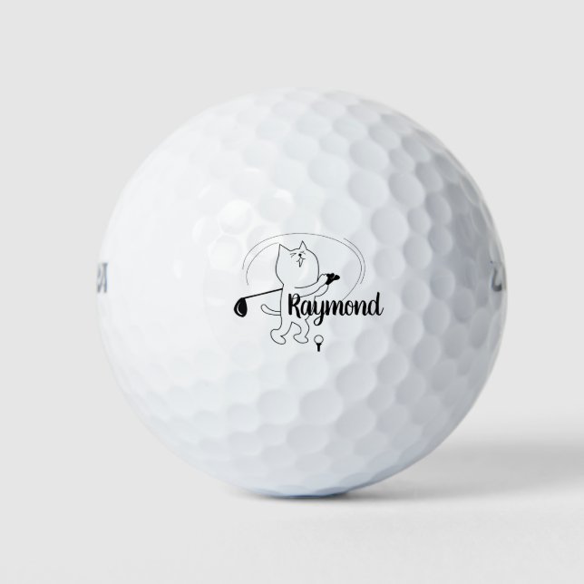 Cute Cat Golf Balls (Front)
