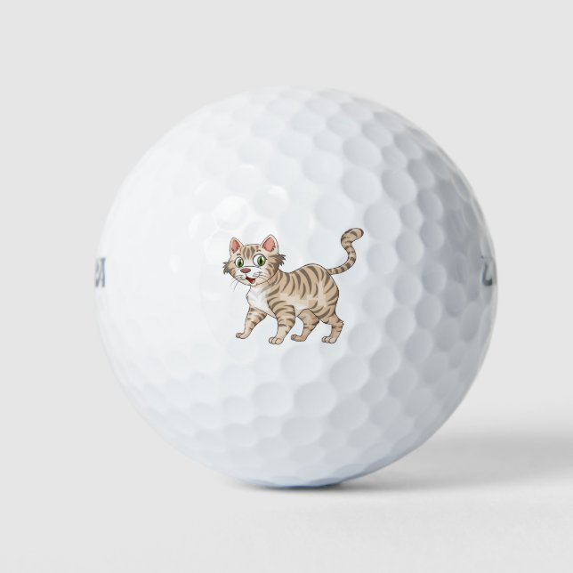 Cute cat golf balls (Front)