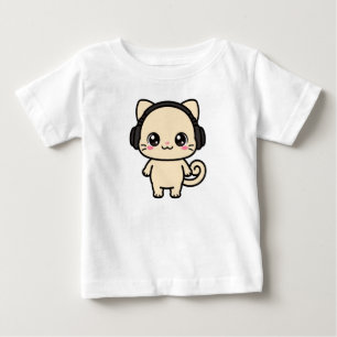  Cute Cat Graphic Custom T-Shirt   Personalised