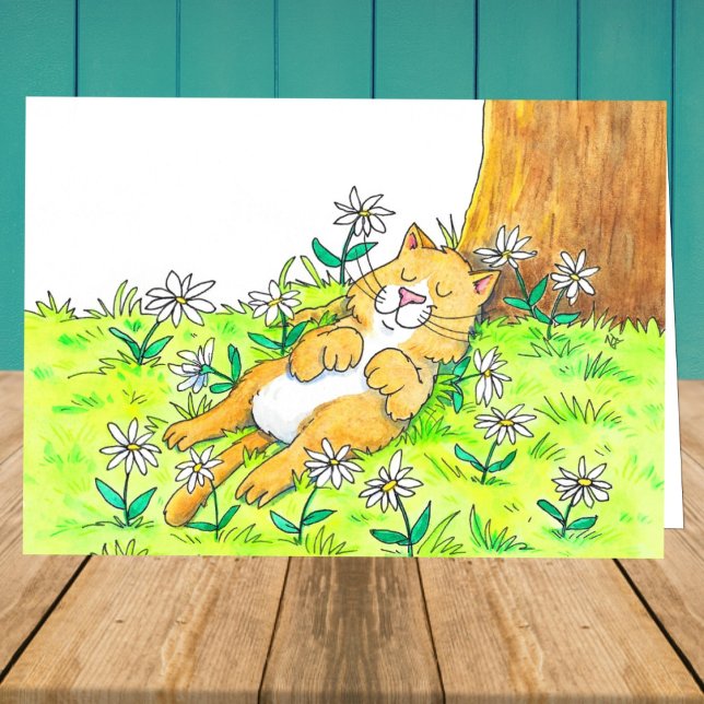 Cute Cat Greeting Card (Creator Uploaded)