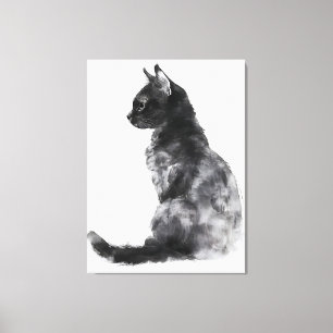 Cute Cat Home Decor Canvas Art Wall Art
