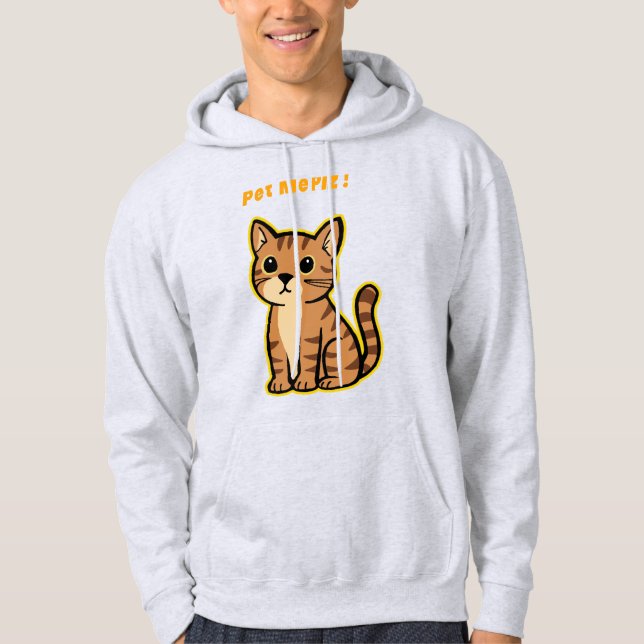 Cute Cat Hoodie – Funny Kitten for cat lovers (Front)