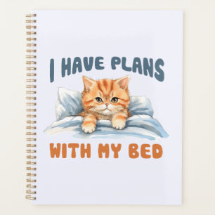 Cute Cat - I Have Plans (2) Planner