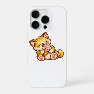 Cute Cat Ice Cream iPhone 16 Pro Case