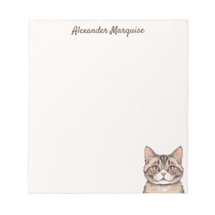 cute cat illustration Notepad