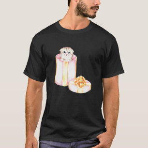 Cute Cat Inside The Box Kitty Adoption 1 T-Shirt