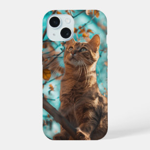 Cute Cat iPhone 15 Case