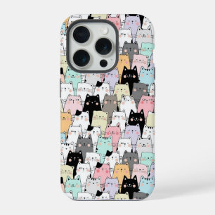 CUTE CAT iPhone 15 PRO CASE