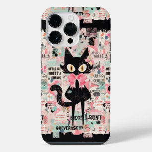 Cute Cat iPhone 14 Pro Max Case