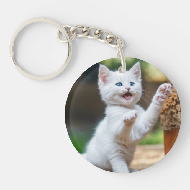 Cute cat key chain (Front)