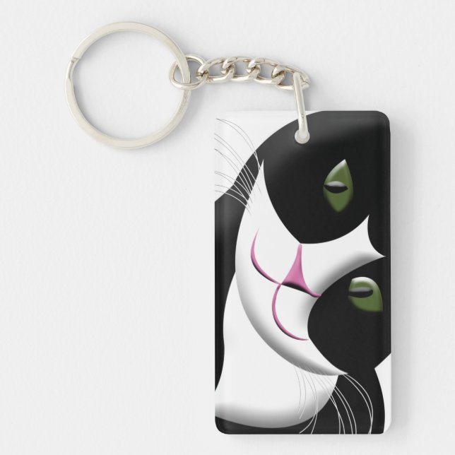Cute Cat Key Ring (Front)