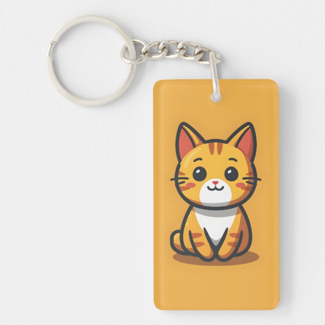 Cute Cat Keychain (Front)
