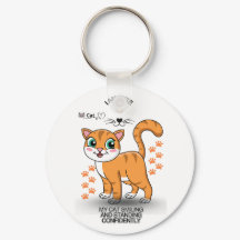 Cute Cat Keychain | Adorable Kitty Accessory