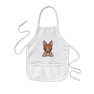 Cute Cat Kids Apron