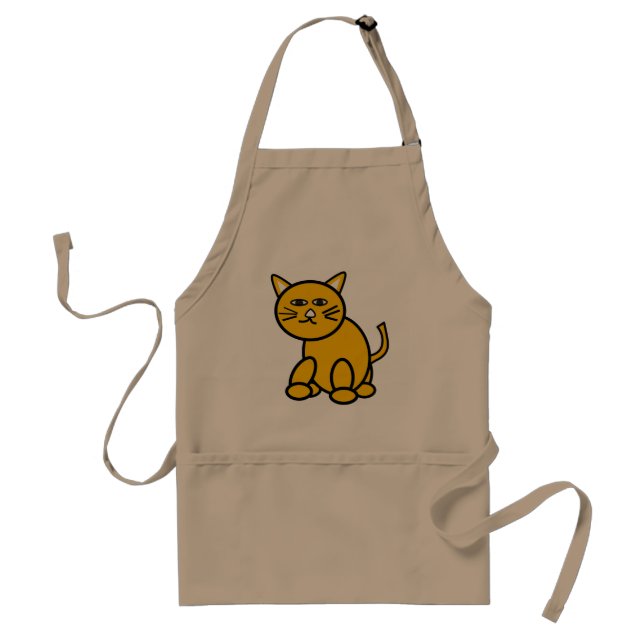 Cute cat kitchen apron (Front)