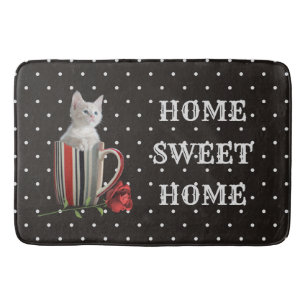 Cute Cat Kitten Pet Lovers Gift Bath Mat