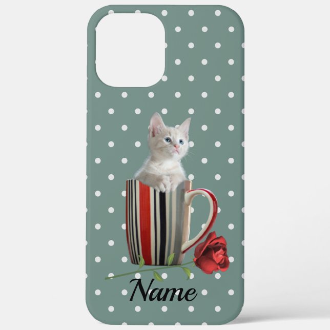 Cute Cat Kitten Pet Lovers Gift  Case-Mate iPhone Case (Back)