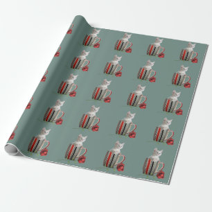 Cute Cat Kitten Pet Lovers Gift Wrapping Paper