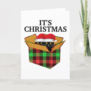 CUTE CAT KITTENS CHRISTMAS CARD