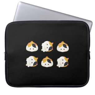 Cute cat laptop sleeve