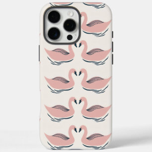 cute Cat LOVE iPhone Case with Paw Print