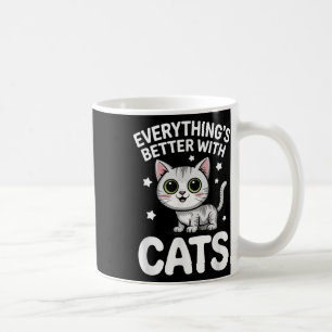 Cute Cat Lover Adults Or Kids Boys Girls Cats Coffee Mug