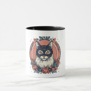 cute cat lover art design buy now  mug