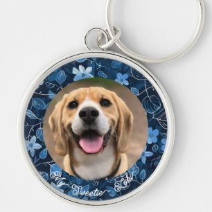 Cute Cat Lover Dog Lover Photo Keepsake Keychain