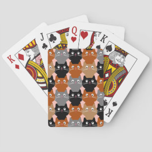Cute Cat Lover Feline Kittens Playing Cards