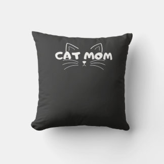 cute cat lover mom , owners  cushion
