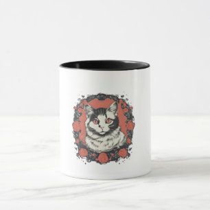cute cat lovers art design mug