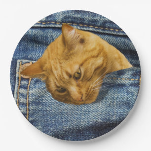 Cute Cat Lovers Keepsake gift Paper Plate