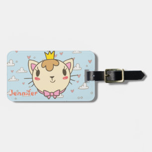 Cute Cat Luggage Tag