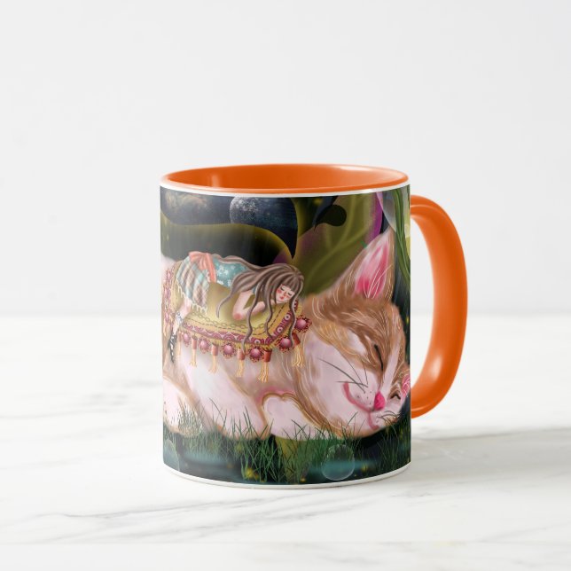 Cute Cat Mug (Front Right)