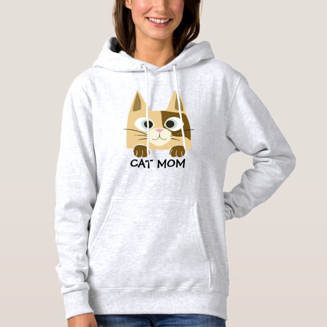 Cute Cat Mum Hoodie (Front)