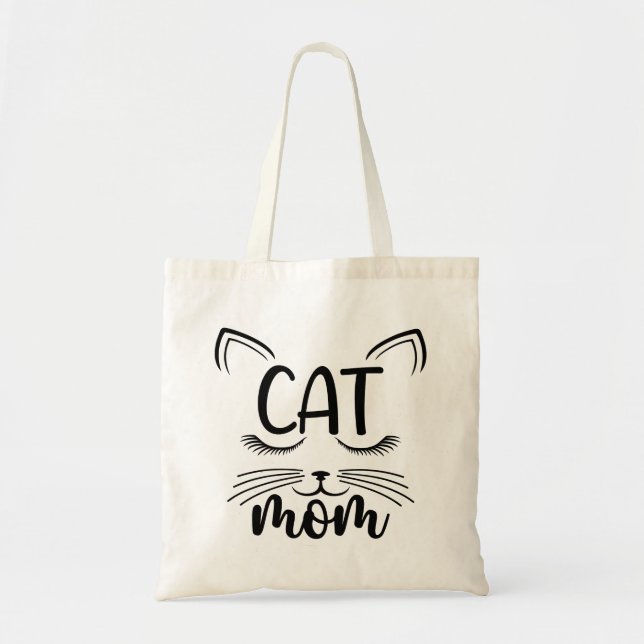 Cute Cat Mum Kitten  Tote Bag (Front)