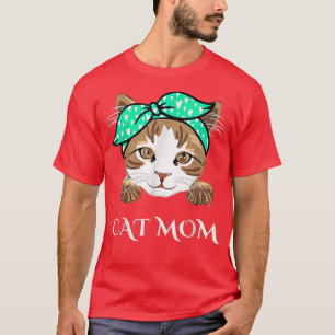 Cute Cat Mum Tshirt Kitten Cats Lover Funny Mother